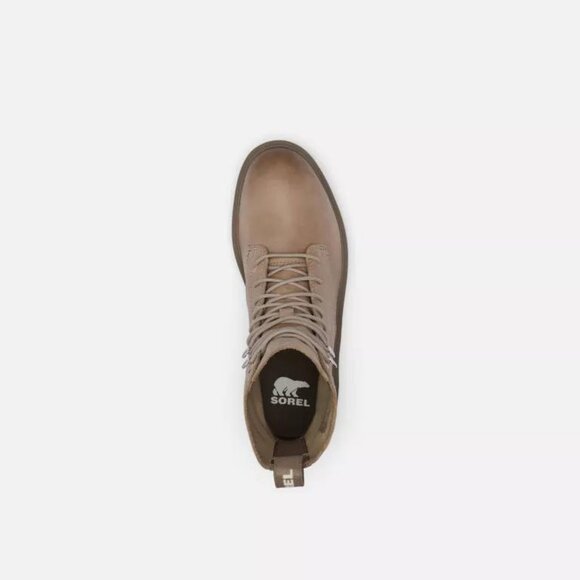 Like New Women's Waterproof Hi-Line™ Lace Boot in Omega Taupe by Sorel, size 9.5 - Picture 8 of 9